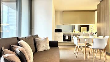 Premier Apartment | Living area | LED TV