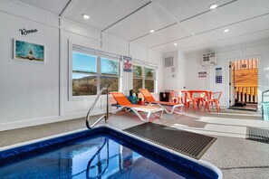 Piscine intérieure, piscine chauffée