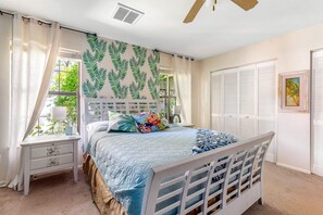 2 chambres, fer et planche à repasser