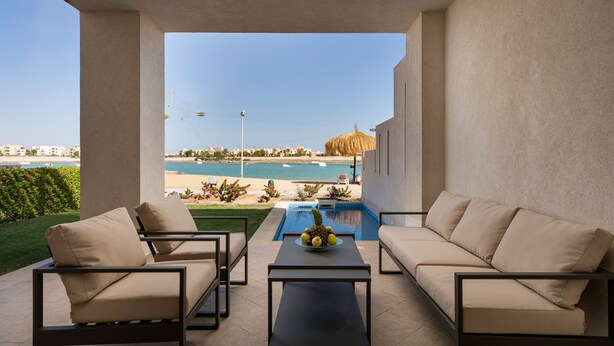 Executive Suite with Plunge Pool lagoon View | Terrace/patio - Creek Hotel and Residences El Gouna (El Gouna)