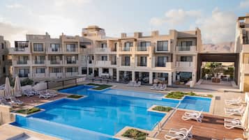 Indoor pool, outdoor pool