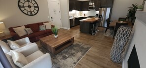 TV, fireplace - SageCreek D10 "Incredible Pool" -Landscape Retreat (Moab)