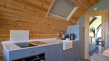 Fridge, microwave, oven, toaster