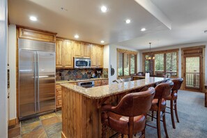 Fridge, oven, stovetop, coffee/tea maker - AN111 | Antlers Steamboat | Ski In/Out from Patio | Winter Shuttle | Hot Tub (Steamboat Springs)