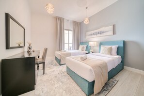 2 bedrooms, in-room safe, iron/ironing board, free WiFi