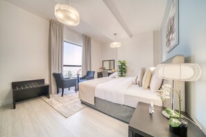 2 bedrooms, in-room safe, iron/ironing board, free WiFi - High Floor 2BR w/ a View of the Dubai Marina,Near fr. the Beach , Shams 1, JBR (Dubai)