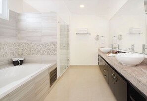 Hair dryer, towels