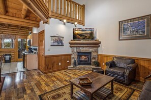 Ferienhütte, 2 Schlafzimmer | Wohnbereich