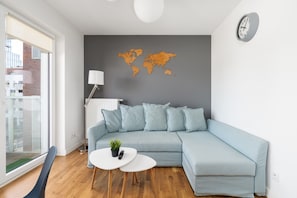Appartement, 1 slaapkamer, balkon | Woonkamer