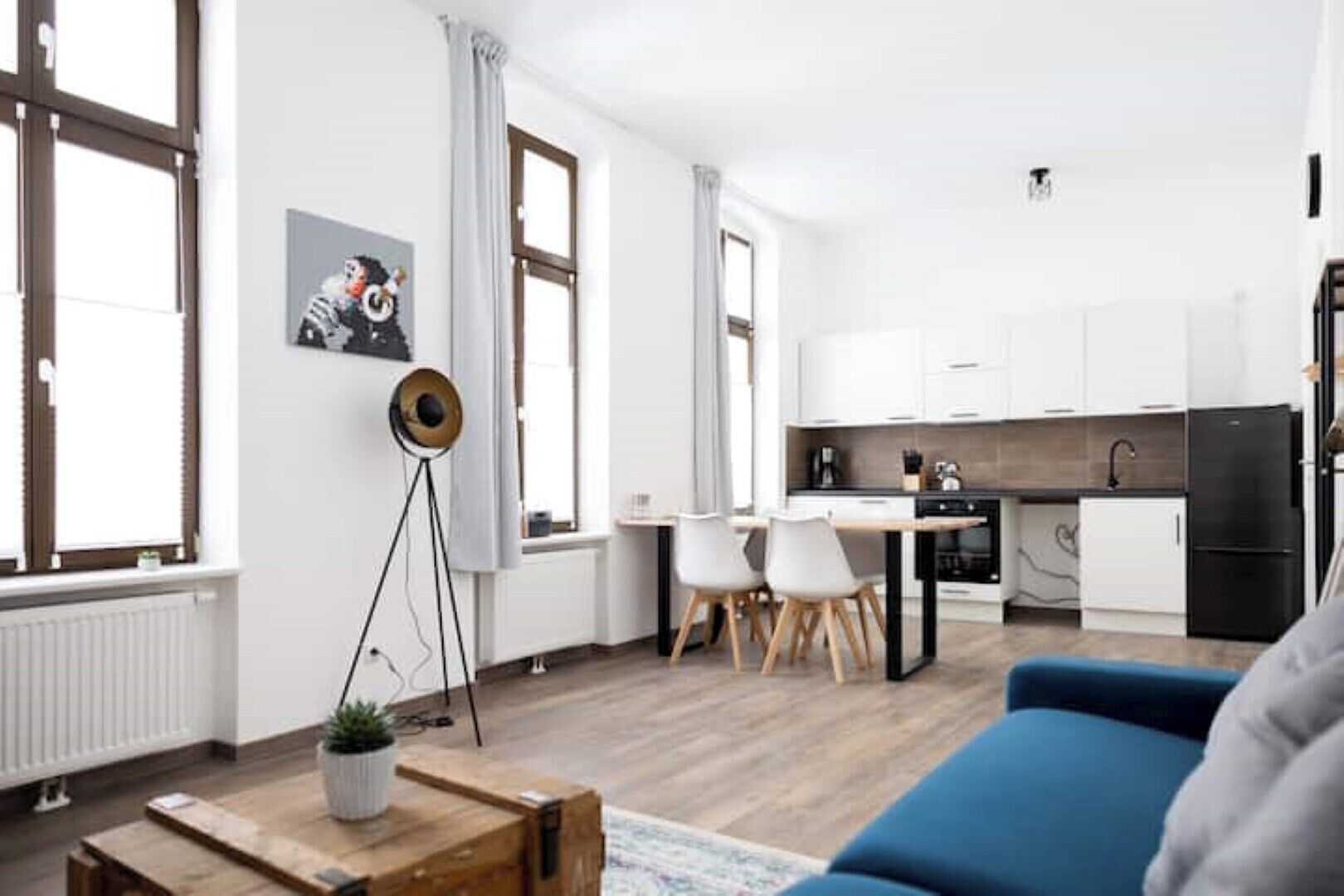 Una Smart TV, libros