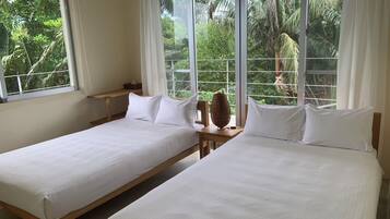 2 slaapkamers, een bureau, een laptopwerkplek, gratis wifi