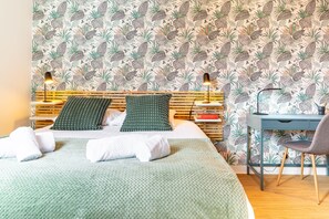 1 Schlafzimmer, Bügeleisen/Bügelbrett, kostenloses WLAN, Bettwäsche