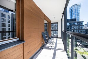 Apartment, Air conditioning, City View | Balcony - Warsaw Night Apartments Grzybowska  (Warsaw)