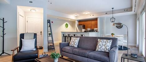 TV connectée, cheminée