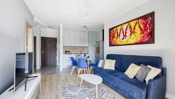 1 bedroom, laptop workspace, blackout curtains, free WiFi