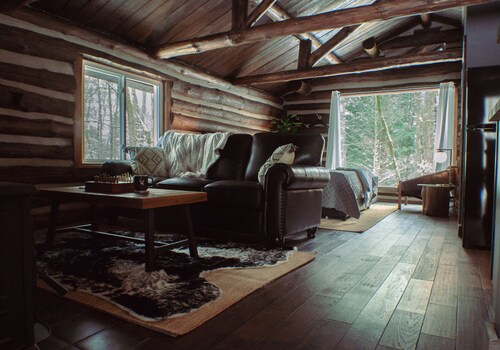 Seclude in a Romantic Cabin in an 850 acre Private Forest.