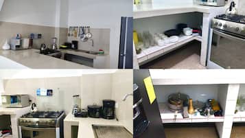 Kaffetrakter/tekoker, kjøleskap, mikrobølgeovn og ovn