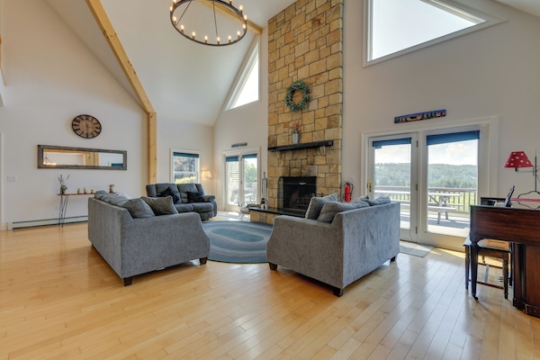 Calais Vacation Rental | 8BR | 6BA | 7,500 Sq Ft | Stairs Required