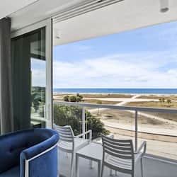 Suíte júnior, 2 quartos, vista para o oceano | Vista da sacada