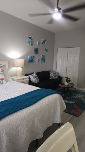 1 bedroom, desk, iron/ironing board, free WiFi