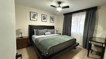 2 bedrooms, desk, iron/ironing board, free WiFi