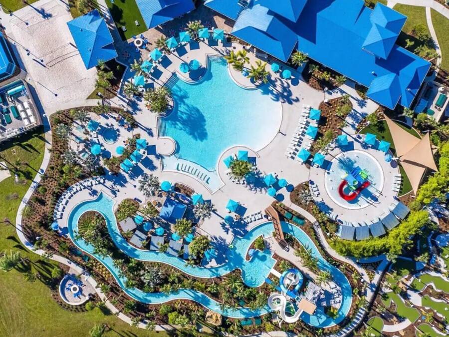 Utsikt over resort