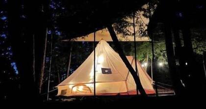 Tiki Hut Yurt- Tapu