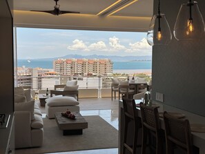 Outdoor dining - Soho - PV
Luxury resort condo in heart of town with ocean & city view. (Puerto Vallarta)