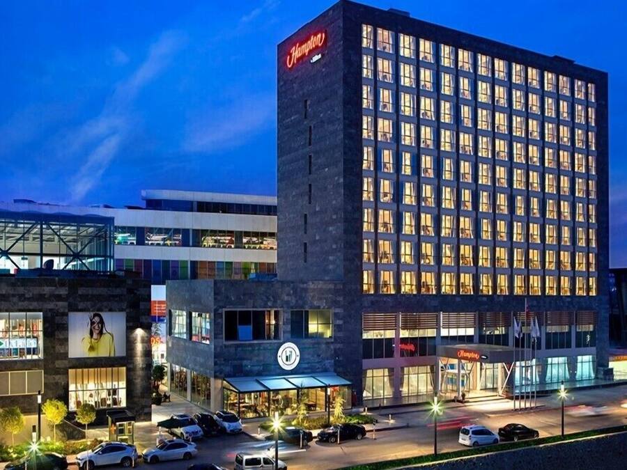 Overnatningsstedets facade