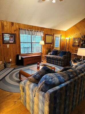 TV, fireplace - Bonnie Cabin close to Helton Creek Falls (Blairsville)