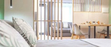 1 Schlafzimmer, Bügeleisen/Bügelbrett, kostenloses WLAN, Bettwäsche