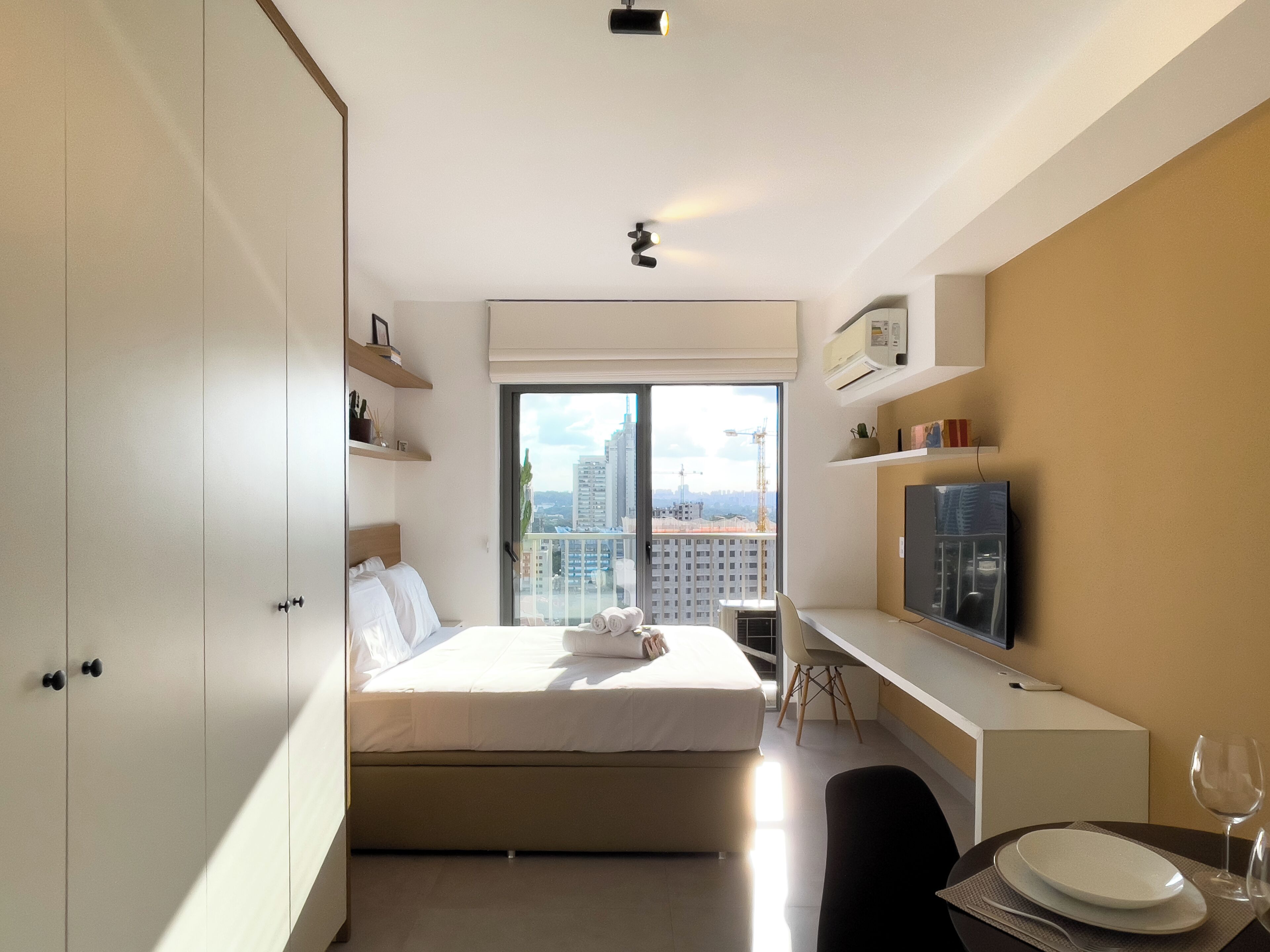 Studio | 1 slaapkamer, geluiddichte muren, een strijkplank/strijkijzer