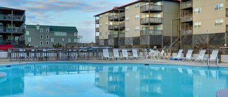 Indoor pool, outdoor pool