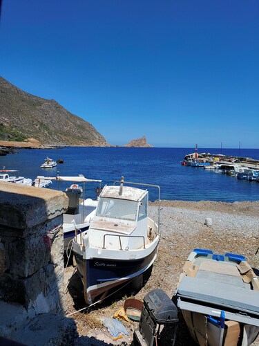 Marettimo the house on the beach