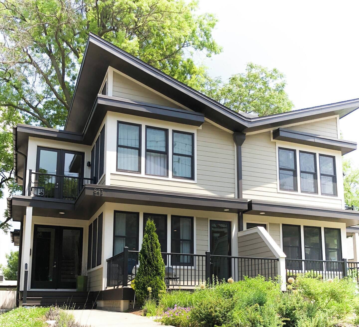 Designer home is short walk to Rupp & Manchester