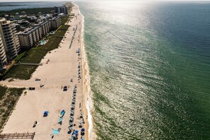 Am Strand, Strandtücher