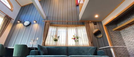 Family Chalet, 3 Bedrooms, Non Smoking | Living area | 55-inch flat-screen TV with digital channels