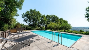 Pool - Exclusive Duplex Apartment with pool and view (Strognano)