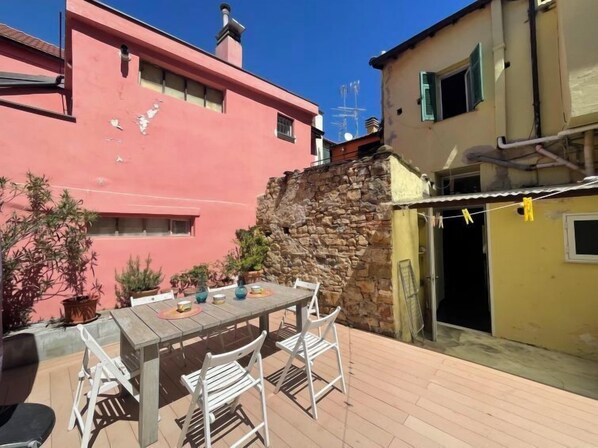Outdoor dining - Casa Nel Blu by Interhome (Imperia)