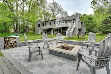 Commerce Charter Township Vacation Rental | 3BR | 3BA | Access Only By Stairs