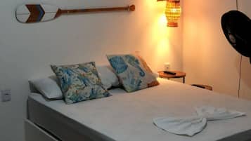 2 bedrooms, bed sheets