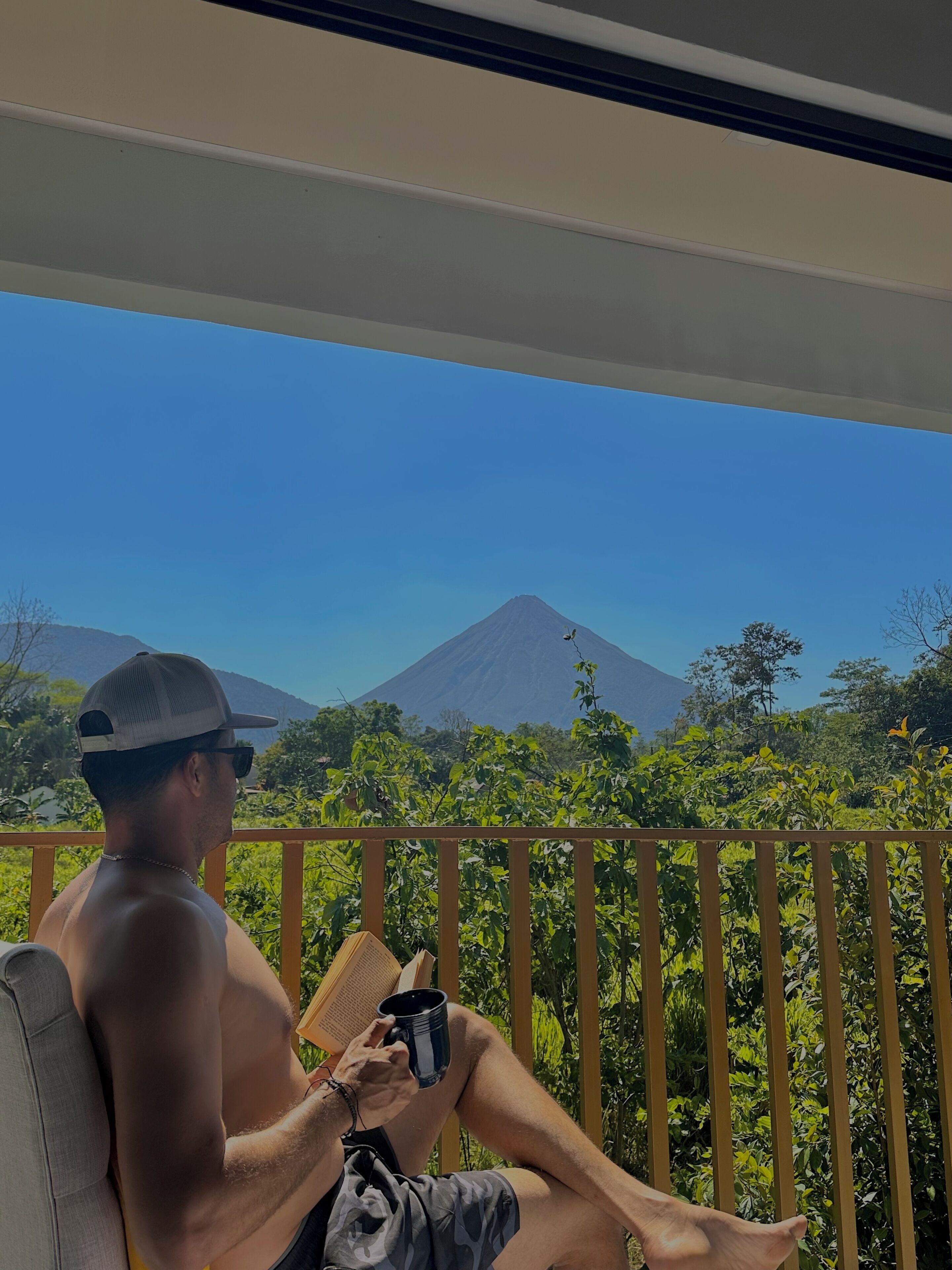 Uitzicht vanuit accommodatie