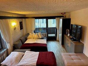 1 soverom, strykejern/-brett, wi-fi (inkludert) og sengetøy