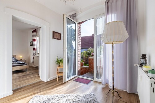 Ferienwohnung 'Toms Hütte' mit privater Terrasse und WLAN