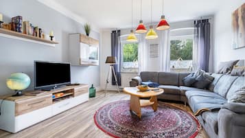 Tv och eldstad