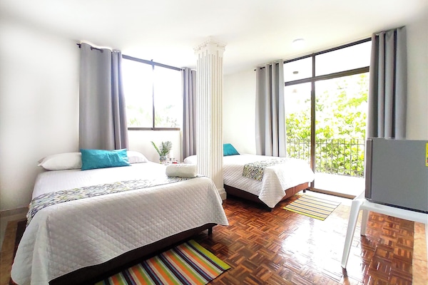 Panoramic-Doppelzimmer, 1 Schlafzimmer | Hochwertige Bettwaren, Daunenbettdecken, Minibar, kostenloses WLAN