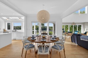 Dining - Luxurious Contemporary 4 BR Home, Golf Views! One Block to Beach! (Seabrook Island)