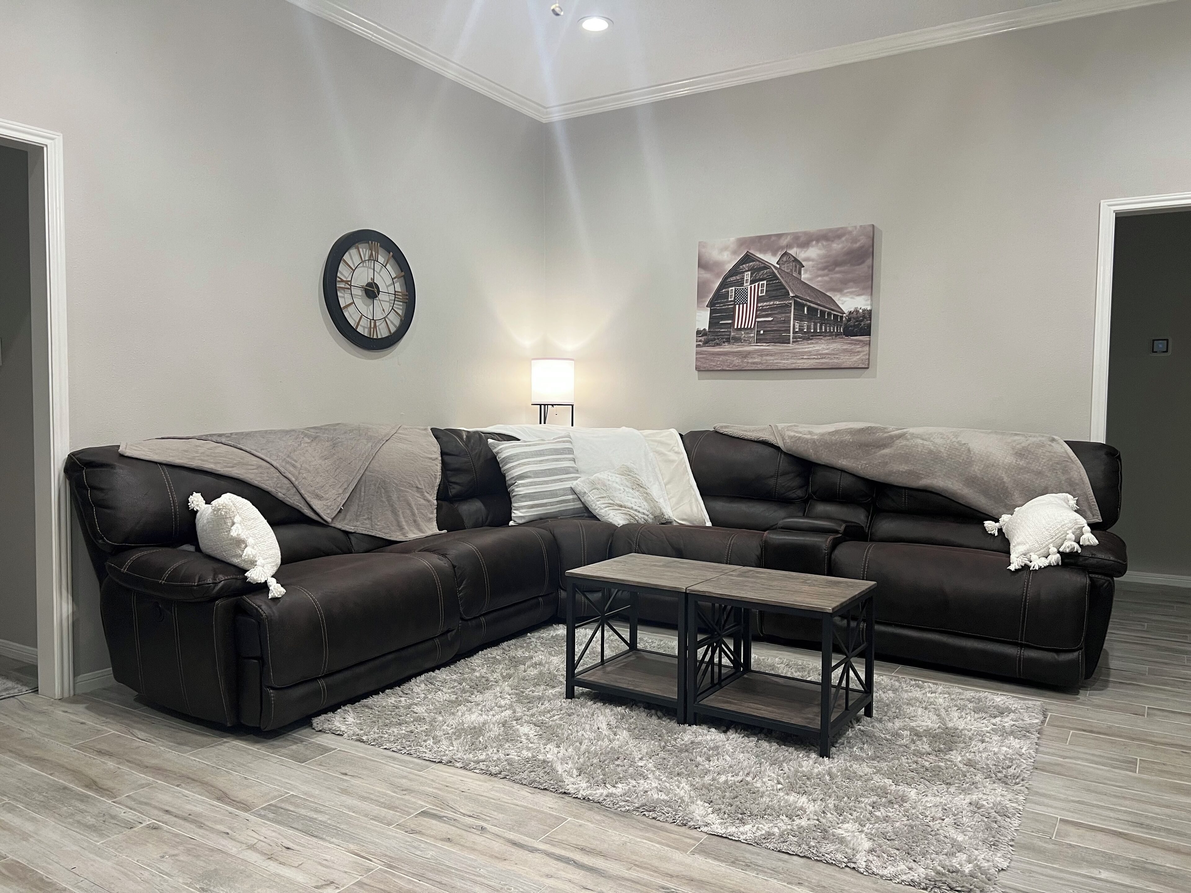 Smart TV, lareira, aparelho de som, impressoras