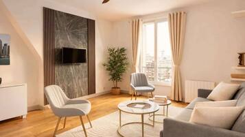 Televisie en een kantoor