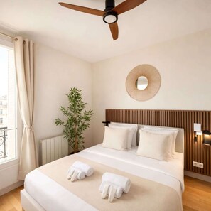 1 bedroom, iron/ironing board, WiFi, bed sheets - Charming family apartment located in Paris (Paris)